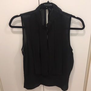 100% silk sheer blouse